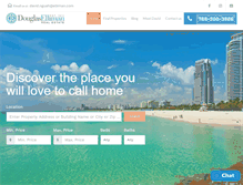Tablet Screenshot of miamibeachhomefinder.com